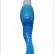 Синий гелевый анальный вибратор с пупырышками - 22 см. от Eroticon
