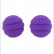 Металлические шарики Twistty с фиолетовым силиконовым покрытием от Maia