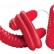 Красный мини-вибратор с 7 функциями - 11,5 см. от Topco Sales
