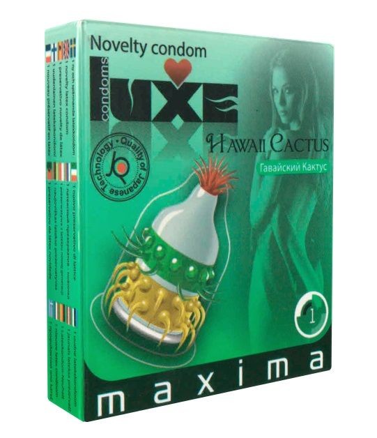 Презерватив LUXE Maxima  Гавайский Кактус  - 1 шт. от Luxe
