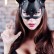 Чёрная маска кошки Erin Black от Rebelts