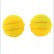 Металлические шарики Twistty с жёлтым силиконовым покрытием от Maia