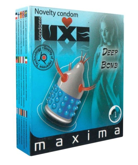 Презерватив LUXE Maxima  Глубинная бомба  - 1 шт. от Luxe