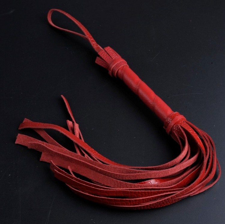 Красная мини-плеть - 40 см. от Sitabella