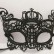 Кружевная маска в венецианском стиле с маленькой короной от White Label