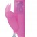 Розовый вибратор LAYLA GIGLI с загнутым кончиком и клиторальным отростком - 25 см. от Seven Creations