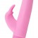 Розовый вибратор с функцией расширения Rosy Bunny - 20 см. от Orion