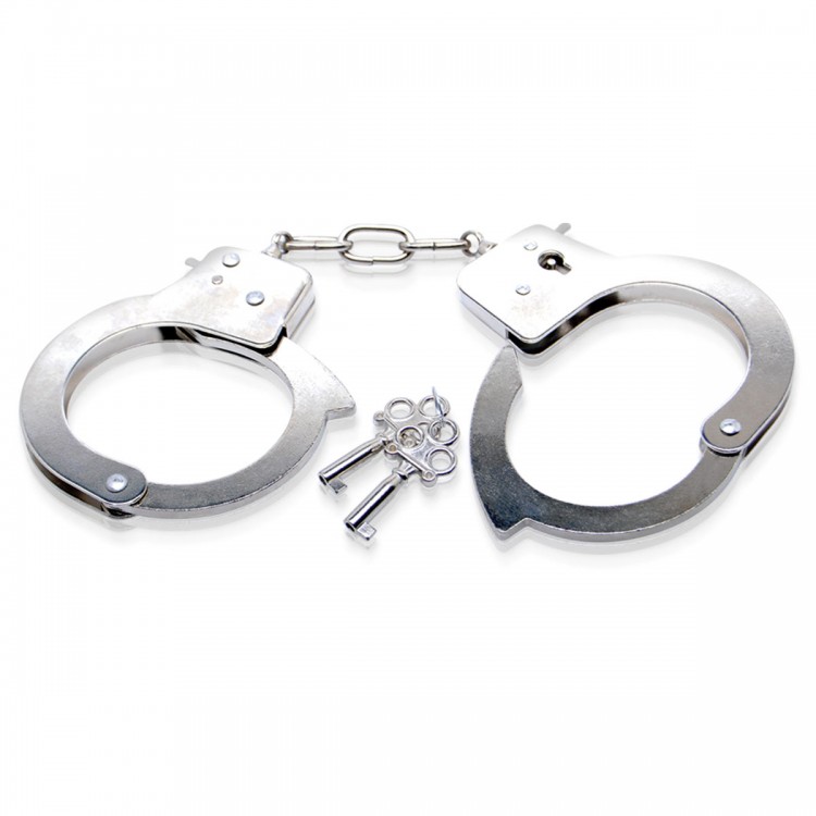 Металлические наручники Metal Handcuffs с ключиками от Pipedream