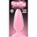 Розовая, светящаяся в темноте анальная пробка Firefly Pleasure Plug Medium Pink - 12,7 см. от NS Novelties