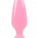 Розовая, светящаяся в темноте анальная пробка Firefly Pleasure Plug Medium Pink - 12,7 см. от NS Novelties