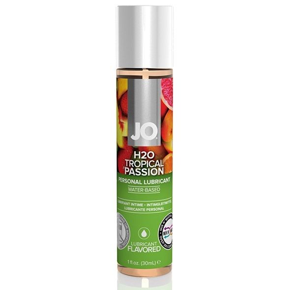 Смазка с ароматом тропических фруктов JO Flavored Tropical Passion - 30 мл. от System JO