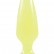 Желтая, светящаяся в темноте анальная пробка Firefly Pleasure Plug Medium Yellow - 12,7 см. от NS Novelties