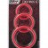 Набор из 3 красных эрекционных колец различного диаметра от ToyFa
