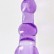 Фиолетовый анальный вибромассажёр-ёлочка - 14,5 см. от Sextoy 2011