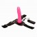 Женский розовый страпон с вибрацией - 18,5 см. от Baile