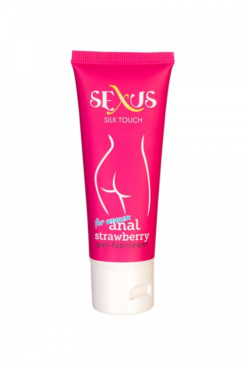 Анальный гель для женщин с ароматом клубники Silk Touch Strawberry Anal - 50 мл. от Sexus