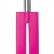 Розовая П-образная шлёпалка Leather Slit Paddle - 35 см. от Shots Media BV