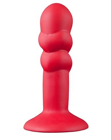 Красная анальная пробка SHOVE UP 5INCH SILICONE BUTT PLUG RED - 12,7 см. от NMC