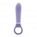 Фиолетовый анальный вибратор GOOD VIBES RING-G SMOOTH - 15,5 см. от Dream Toys