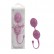 Розовые каплевидные вагинальные шарики L amour Premium Weighted Pleasure System от California Exotic Novelties