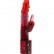 Красный вибратор с клиторальным отростком JK UNDENIABLE 7.5 PEARL DIVER - 19 см. от NMC