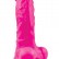 Розовый фаллоимитатор Pleasures Thick 5 Dildo - 18,3 см. от NS Novelties