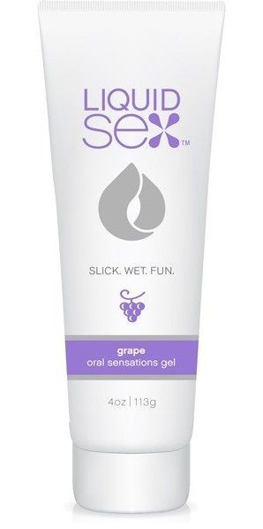 Гель для орального секса с ароматом винограда Liquid Sex Oral Sex Gel Grape - 113 гр. от Topco Sales