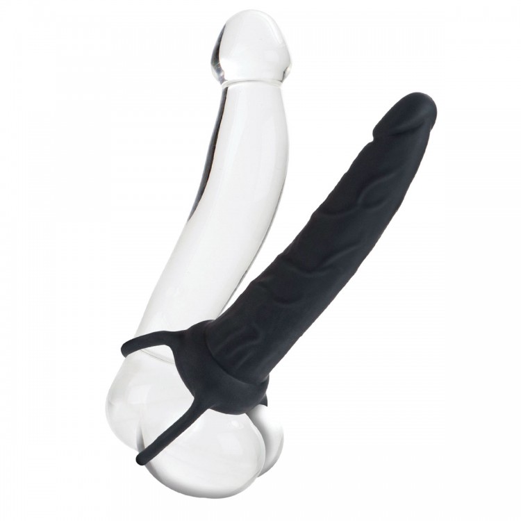 Насадка на пенис Silicone Love Rider Dual Penetrator для двойного проникновения - 14 см. от California Exotic Novelties