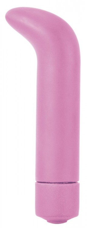 Розовый вибратор The Gee - 10,5 см. от Shots Media BV