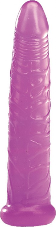 Фиолетовый желейный фаллоимитатор JELLY BENDERS THE EASY FIGHTER - 16,5 см. от NMC
