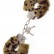 Леопардовые наручники METAL HANDCUFF WITH PLUSH LEOPARD от Dream Toys