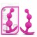 Розовая анальная цепочка Luxe Be Me 3 - 13,3 см. от Blush Novelties