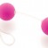 Фиолетовые вагинальные шарики на прозрачной сцепке от Sexus