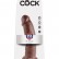 Коричневый фаллоимитатор 9  Cock - 22,9 см. от Pipedream