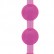 Фиолетовая анальная цепочка ORIENTAL JELLY BUTT BEADS 10.5 PURPLE - 26,7 см. от NMC