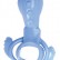 Голубое виброкольцо с клиторальным стимулятором от Dream Toys