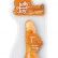 Оранжевый вибратор-реалистик JELLY JOY 7INCH 10 RHYTHMS ORANGE - 17,5 см. от Dream Toys