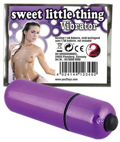 Фиолетовая вибропуля Sweet Little Thing - 7 см. от Orion