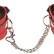 Красные кожаные наручники X-Play от Allure Lingerie