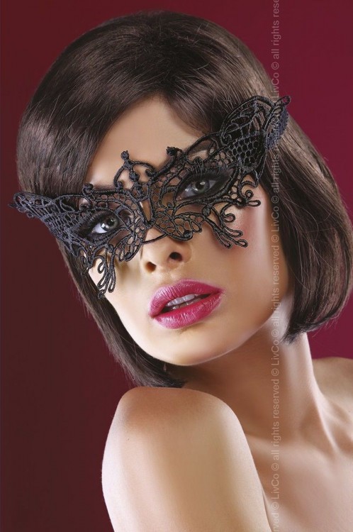 Изысканная маска на глаза в форме бабочки от Livia Corsetti
