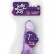 Фиолетовый гелевый вибратор JELLY JOY 7INCH 10 RHYTHMS PURPLE - 17,5 см. от Dream Toys