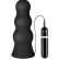 Чёрная анальная втулка большого размера с вибрацией MENZSTUFF VIBRATING BUTTCRASHER PAWN - 20 см. от Dream Toys