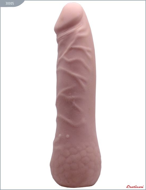 Телесный гнущийся фаллоимитатор Modern ULTRASKIN - 16,3 см. от Eroticon