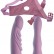 Женский страпон с 2 насадками-фаллосами ULTIMATE TWIN STRAP-ON - 17,8 см. от Seven Creations