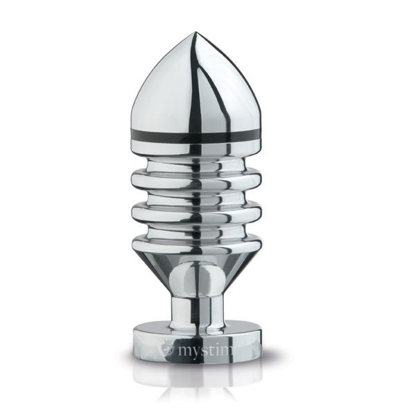 Металлическая анальная пробка Hector Helix Buttplug S - 10 см. от MyStim