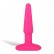 Розовый плаг из силикона - 10 см. от Erotic Fantasy