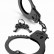 Черные металлические наручники от Pipedream