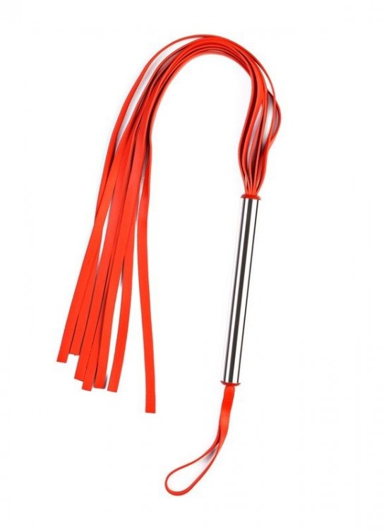 Красная плеть с металлической ручкой от Sitabella