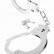 Металлические серебристые наручники Designer Metal Handcuffs от Pipedream