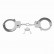 Металлические серебристые наручники Designer Metal Handcuffs от Pipedream